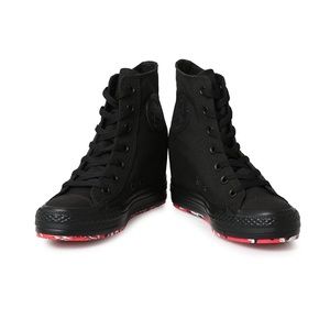 *SOLD* Converse Platform Plus Heel Wedge Hi Top Sneaker 
542428C